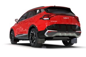 Kia Sportage Mud Flap - Rally Armor - UR Series - Black - `23-`25